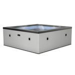 Wave Garda 6 Person Hot Tub - 50% More Thermally Efficient Eco Foam Hot Tub with Advanced Integrated Heater - 90 Aquajet Spa Massage System, Graphite Grey Colour