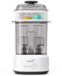 Bottle Sterilizer and Dryer, Compact Baby Bottle Sterilizer, Electric Steam Bottle Sanitizer for Baby Bottles, Pacifiers, Pump Parts