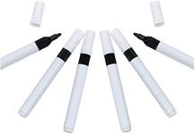 Nice Style Pack of 10 Non-Toxic Ink Black Colour Whiteboard Dry Wipe Marker Pens Bullet Tip