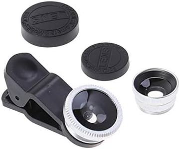 Totority Phone Camera Lens, Universal Camera Lens Kit Fish Eye Lens Macro Lens Wide Angle Lens on 3 in 1 Mobile Phone Lens