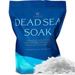 Dead Sea Bath & Foot Soak, Unscented Magnesium Bath Salt Flakes, Alternative to Epsom Salt, 15lbs with Over 800,000mg of Elemental Magnesium Per Bag