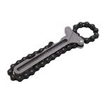 Neilsen CT2385 Oil Filter Wrench - 8.5in/215mm Length with Steel Chain and Durable Aluminum Handle for Filters up to 120mm