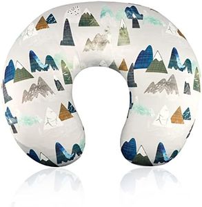 TANOFAR Nursing Pillow Cover, Neutral Breastfeeding Pillow Slipcover for Baby Boys & Girls, Ultra Soft Comfortable Newborn Nursing Pillow Case, Breathable & Washable, Adventure Mountain