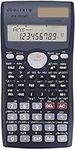 WECKEW Scientific Calculator, Engineering Scientific Calculator with Solar Power. 401 Function, 2-Line LCD Display - Suitable for School Students, Teachers and Business Use，Perfect for GCSE