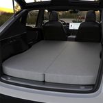 Ferlizer 4" Memory Foam Camping Mattress for Tesla Model Y, 76" x 43" CertiPUR-US Foam Car Bed Mattress, Grey