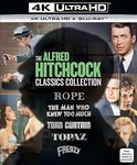 The Alfred Hitchcock Classics Collection (Rope / The Man Who Knew Too Much / Torn Curtain / Topaz / Frenzy) - 4K Ultra HD + Blu-ray