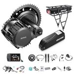BAFANG Mid Drive Kit 1000W BBS-HD Electric Bike Conversion Kit 48V 52V Ebike Conversion for 68-73/100/120MM Mountain Road Bike with Battery and Display(Optional)