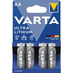 VARTA Lithium AA Mignon LR06 Batteries (4-pack) - ideal for digital cameras, toys, GPS devices, sporting and outdoor applications