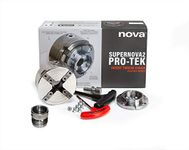 Nova 23262 Premier Pro-Tek Supernova 2 Chuck Kit with Pro-Tek 2" Jaw Set, Woodworm Screw, & Accessories, Bundled with Nova ILNS 1-1/4" x 8tpi Insert