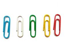 BanteyBanatey U Shape Paper pin, gems Clips for Office, Home, Schools, Bank, Store, Shop (Multicolored) Clip (200 Pcs)