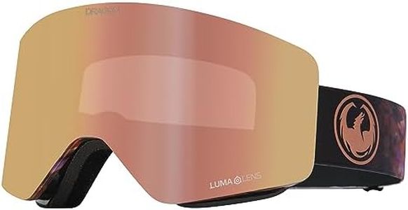 Dragon Unisex R1 OTG Snow Sport Goggle - Amethyst Frame | Lumalens Rose Gold Ion Lens