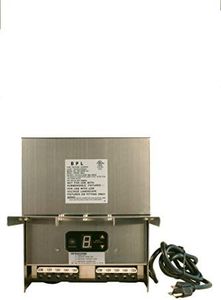 BestPro Lighting 600W Multi Tap 12-15 Volt AC Volt LED & Halogen - Low Voltage Landscape Lighting Outdoor/Indoor Weatherproof Transformer w Digital Photocell Sensor - Stainless Steel