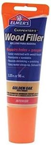 Elmer's E861 Carpenter's Wood Filler, 3.25-Ounce Tube, Golden Oak - 2 Pack