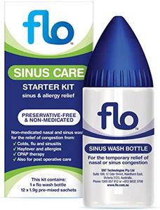 Flo Sinus Care Starter Kit with 12 Premixed Sachets