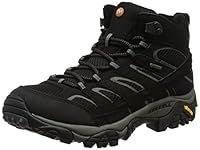 Merrell Men's Moab 2 Mid GTX Waterproof Walking Shoe, Black, 11