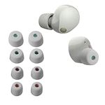 kwmobile 8x Replacement Ear Tips Compatible with Sony WF-1000XM5 / WF-1000XM4 - Set of Silicone Eartips for Earbuds Headphones