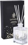 Lavault Reed Diffusers for Home, Office, Living Room, Bathroom, Bedroom - Essential Oil Reed Diffusers Gift Set - Aromatherapy Room Aroma Fresheners - Oil Scented Stick - Blue Campanula Aroma