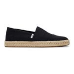 TOMS Black Jute Wrap Espadrilles-UK 9