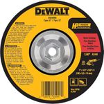 Dewalt DW4999 7-Inch by 1/4-Inch by 5/8-Inch -11 General Purpose Metal Grinding Wheel