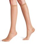 FALKE Women's Vitalize 20 DEN W KH Sheer With Compression 1 Pair Knee-High Socks, Skin colour (Powder 4069), 5.5-8