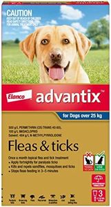 ADVANTIX DOG 25KG PLUS X/LARGE 3'S BLUE