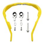 GOOFIT 1" Aluminium Alloy Handlebar Hand Brush Guards Protector Handguards Kit Replacement For Motocross Motorcycle Off-road Pit Dirt Bike ATV Yellow