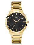 GUESS Men Black Round Stainless Steel Dial Analog Watch-U0990G6M