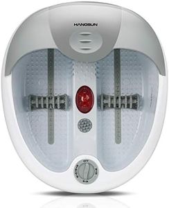 Hangsun Foot Spa Bath Massager with Bubbles and Vibration Pedicure Spas FM180 Maintain Water Temperature, Massage Rollers, Infrared for Tired Feet Stress Relief Home Use