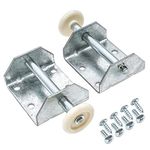 Garage Door Parts Cardale Roller Spindle & Bracket Double Doors - Pair