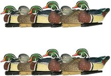 Avian X Topflight Pintail Decoys, Rugged Realistic Floating Duck Decoys for Hunting, Weight-Forward Swim Keel, Set of 12, Multicolor