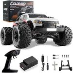 EAZYRC 1/18 Chevrolet Colorado RC Trucks, 4X4 RTR Brushless Fast RC Cars for Adults, 40+km/h Hobby Electric Off-Road Jumping RC Trucks, RC Monster Trucks Oil Filled Shocks Remote Control Car, Black