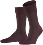 FALKE Men's Shadow Striped Dress Socks, Red (Rioja 8594), 11-12