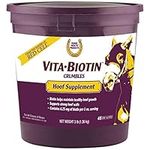 Horse Health Vita Biotin Crumbles Horse hoof Supplement, Helps Maintain Healthy, Sound Hooves and Strong hoof Walls, 3 lbs., 48 Day Supply