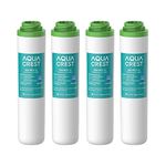 AQUACREST FQK2J Under Sink Water Filter, Replacement for GE FQK2J, 1320 Gallons Dual Flow Drinking Water Replacement Filters (4 Count)