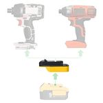 Adapter Run Tools# Fits Black+Decker & Fits Porter Cable 20v MAX (Not Old 18v) Tools Compatible with DeWalt 20v MAX Li-Ion Battery- Adapter Only (New Version)