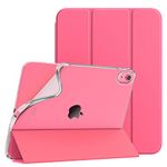 TiMOVO Case for iPad 10th Generation Case 2022, Slim Stand Case for iPad 10.9 inch, Soft TPU Back Cover, Smart Folio Protective Leather Case Fit iPad 10 - Watermelon Red