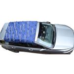 Plastic Car Protection Cover Sunroof (Spikes) Universal Size Single Half Pcs Cover (Roof), Multicolor