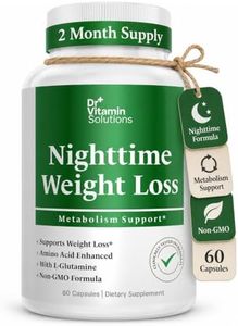 Dr Vitamin Nighttime Fat Burner Supplements - Appetite Suppressants for Weight Loss - Night-Time Fat Burner for Women and Men Supporting Sleep & Relaxation - Metabolism Booster Weight Loss Pills - 60