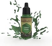 The Army Painter Glitter Green Warpaint - Acrylic Non-Toxic Heavily Pigmented Water Based Paint for Tabletop Roleplaying, Boardgames, and Wargames Miniature Model Painting