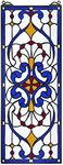 Stained Glass Panel - Hyde Street Stained Glass Window Hangings - Window Treatments