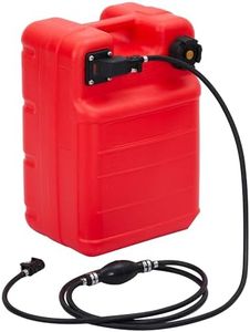 GAOMON Marine Fuel Tank, 6-Gallon Outboard Marine Portable Fuel Tank with Fuel Line, I-Shaped Handle, Easy to Carry