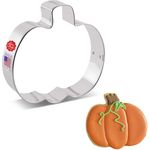 Pumpkin Cookie Cutter, 4" Made in USA by Ann Clark Cookie Cutters