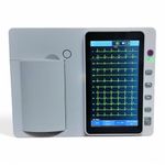 Touch Screen ECG Machine 3 Channel | Advanced Electrocardiogram (EKG) Monitor for All Ages | Suitable for Hospital, Clinics, Nursing Home | (1 Year Warranty)