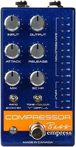 Empress Effects Bass Compressor Effects Pedal, Blue CPBB