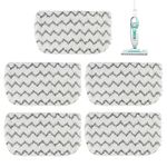 5 Packs Steam Mop Pads for Shark Steam Mop S1000 S1000A S1000C S1000WM S1001C Steamer Pads Dirt Grip Absorbing Refill,Microfiber Mop Pad for Beldray BEL01097 Steam Cleaner Cloths