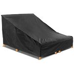 BOSKING Patio Double Wide Chaise Lounge Cover 58" Inch Waterproof Tear and Fade Resistant Garden Outdoor Chaise Lounge Cover - All Weather Protection