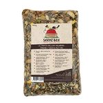 Squirrel Food Seed and Nut Feed Mix 900g - SeedzBox Deluxe Squirrel Food - Natural Treats and Snacks for Wild Squirrels - Monkey Nuts Flaked Peas and Whole Maize - Healthy Fats and Vitamin E