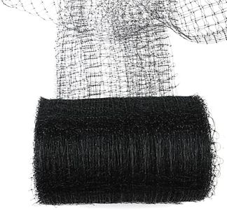TREETDOBV Heavy Duty Bird Net Netting Protect, Reusable Mesh Garden Net Garden Farm Plants Fencing Mesh Fruits Protector Fish Ponds Cover for Birds, Deer Animal Fencing, 7 x 100 Ft/2x30m (Black)
