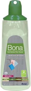 Bona Multi-Surface Hard Floor Cleaner Spray Mop Cartridge - 34 fl oz - Unscented - Refillable - Residue-Free Floor Cleaning Solution for Bona Spray Mops - Stone, Tile, Laminate, and Vinyl Floors