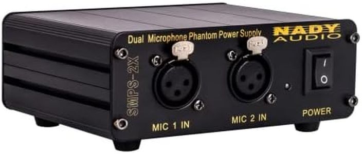 Nady SMPS-2X 2-Channel 48V Phantom Power Supply for Condenser Microphones
